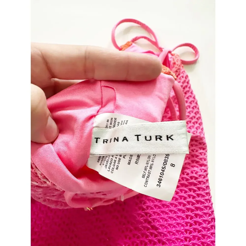 Trina Turk Women's Sun Opal One-Piece Swimsuit Size 8‎